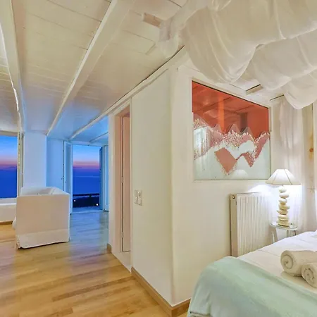 别墅 Luxury Mykonos Sunkissed Private Pool Kastro