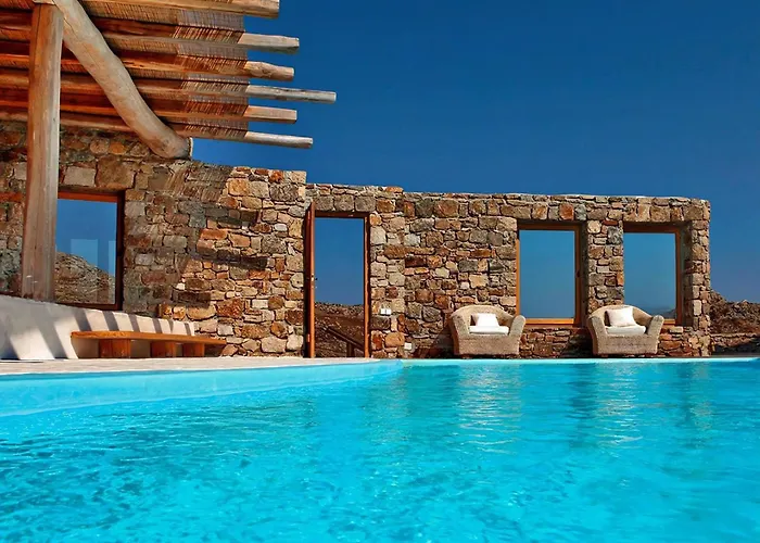 Luxury Mykonos Sunkissed Private Pool Kastro Villa